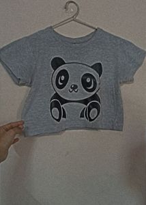 Panda Crop Top