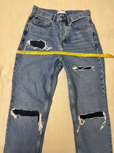 Primark Light Wash Ripped Jeans