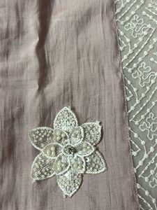 Elegant Baby Pink Embroidered Kurta