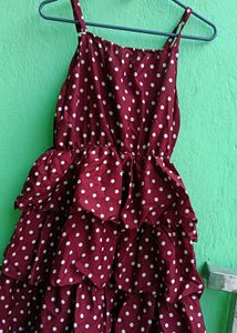 Chic Polka Dot Ruffle Dress