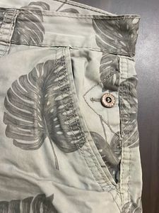 Leaf Print Men's Shorts