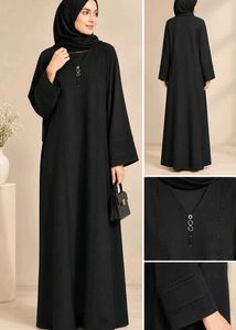 Elegant Black Abaya Style Gown