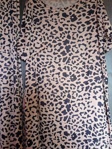 Leopard Print Two-Piece co - ords set &amp; night suit