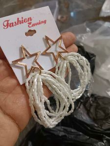 Statement Star &amp; Beaded Earrings
