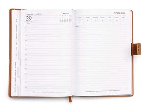 Textured Foambound diary with secret pocket