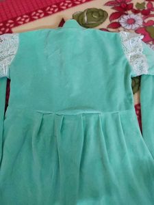 girls velvet frock