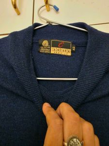 Navy Blue Knit Sweater