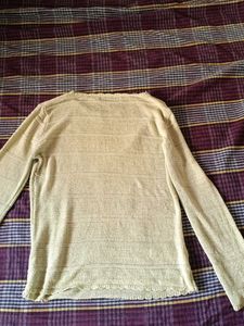 Sparkly Gold Long Sleeve Top