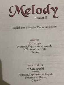 Melody English For Effective Communication