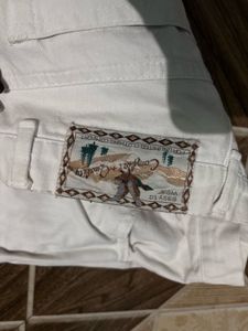 White Casual Pants