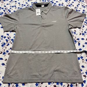 Men’s Collared Shirt Combo – Grey, Orange &amp; Black