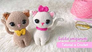Handmade Crochet Cat Toy 🧸