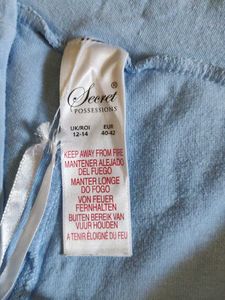 Light Blue Wide Leg Lounge Pants