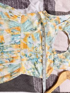 Summer Floral Print Mini Dress