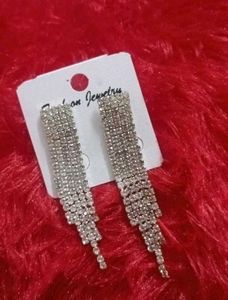 Dazzling Rhinestone Drop Earrings