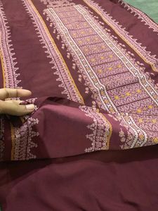 Printed Maroon Kurta (Women)