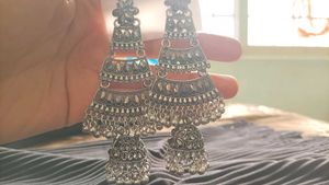 Bohemian Indian Jhumka Earrings