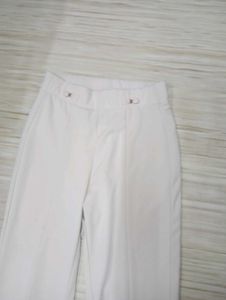 Elegant Women's Beige Bell Bottom Pants