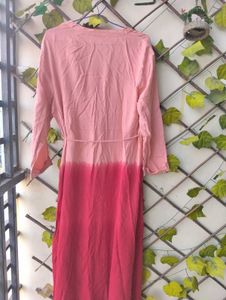 Zudio Peach maxi dress