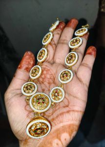 New mangtika or necklace both type wearable