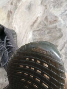 reflective Grey Adidas Yeezy Sneakers