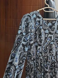 Bohemian Paisley Print Maxi Dress