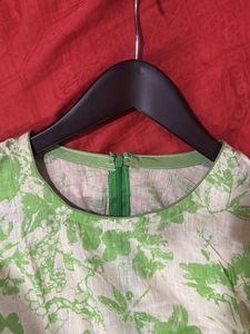 Green Floral Dress