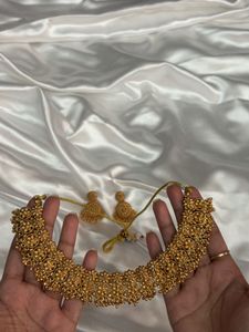 Gold-Toned Choker Set 🌸❤️