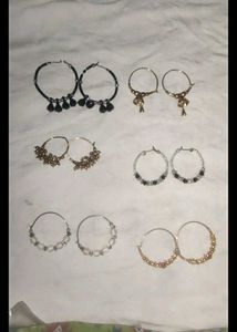 Assorted Hoop Earrings Collection