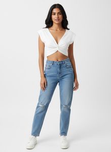 White Crop Top