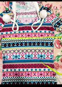 Colorful Long Sleeve Mini Dress