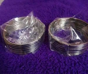 silver &amp; golden bangles