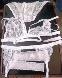 White lace dress