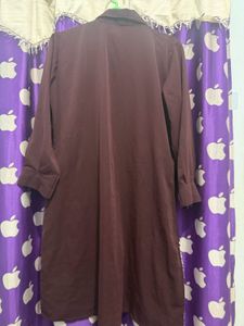 Elegant Maroon coord with White Embroidery