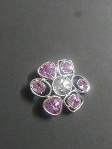 Exquisite Floral Crystal Brooch Pin