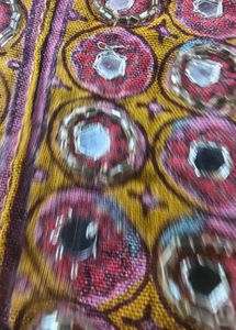 3 pc  Anarkali Kurta ,pant dupatta mirror work blo