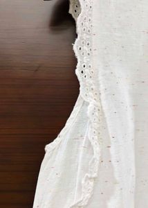 Elegant Sleeveless Cream Top