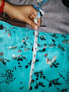 Beautiful Teal Floral Skirt