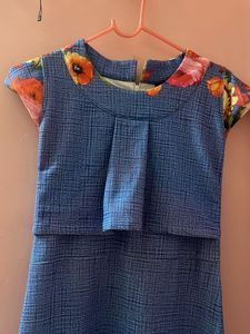 Floral Blue Dress