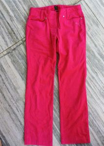 Puma Pink Corduroy Pants,28-30 size