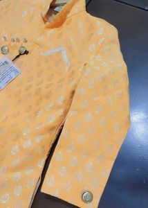 Light Orange Indo Wester Sherwani 2-3 Year Boy