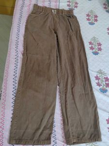 Brown Wide Leg Pants