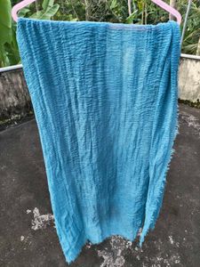 Beautiful Blue Textured Dupatta