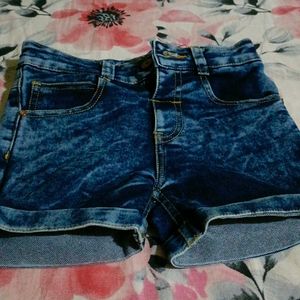 girls denim shorts and top set