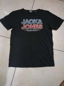 Jack &amp; Jones Black Logo T-Shirt
