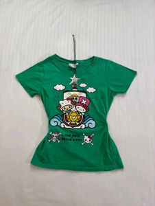 One Piece Hello Kitty Graphic Tee