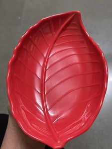 Leaf Shape Serving Plates Set of 6