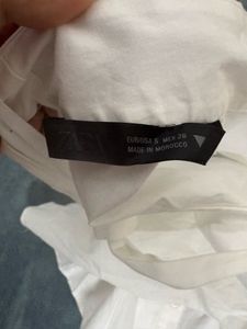 ZARA poplin top with tie detail!!