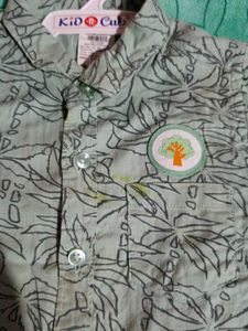 Kid Cub Tropical Print Shirt