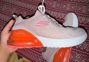 Skechers Pink &amp; Red Running Shoes